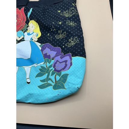 Rare Black Loungefly Disney’s Alice in Wonderland Wildflower Garden Large Tote