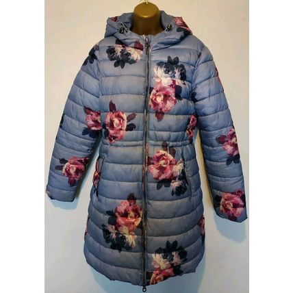 Joules padded quilted Winter Coat Size 14 blue
