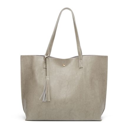 Women's Large Tote Purse Bag Grey