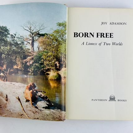 Joy Adamson - Born Free 1960 Hardcover Book