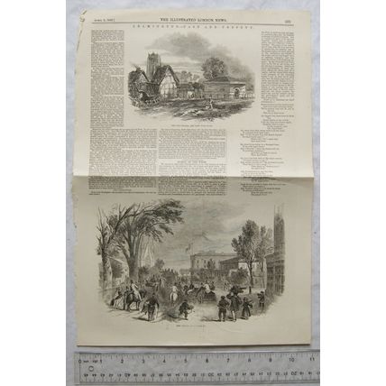 1846 article & engravings Leamington Past & Present