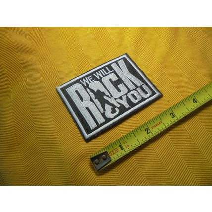 WE WILL ROCK YOU! IRON-ON PATCH! Brand New! $9.00 Shipped!! Show your loyalty!!