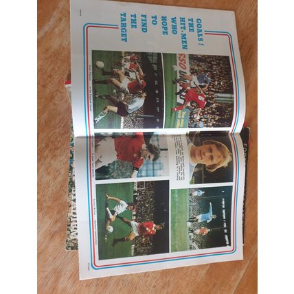 X 3 Manchester United Vintage Football Programmes.