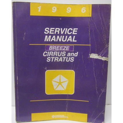 1996 Cirrus, Stratus, Breeze Service Manual