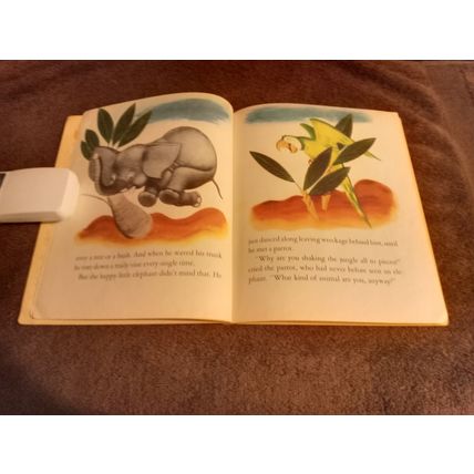 Little Golden Book The Ssggy Baggy Elephant By K & B Jackson (C) Edition 1947