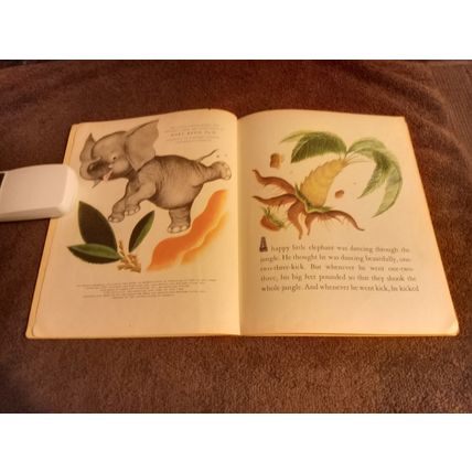 Little Golden Book The Ssggy Baggy Elephant By K & B Jackson (C) Edition 1947