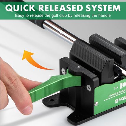 Golf Club Regripping Pro Kit Aluminum Vise Clamp Quick Release Golf Shaft Vice C