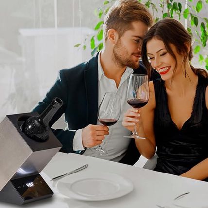 Electric Wine Chiller, Single Bottle Cooler for 750Ml Wine or Some Champagne,Sta