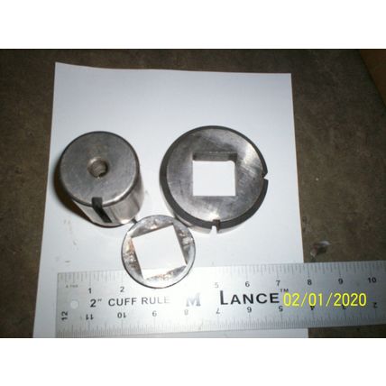 WILSON WT 1.414" SQUARE THICK TURRET PUNCH & DIE,TF