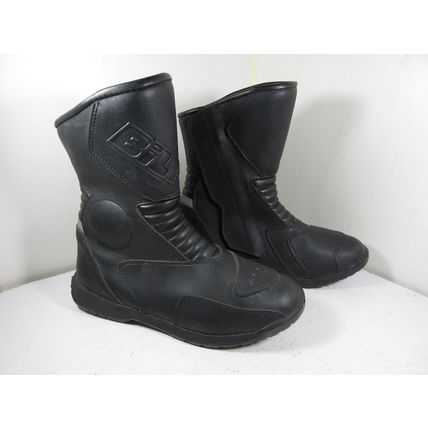 Bilt Hipora Waterproof Motorcycle Boots - Black - Mens - 8 US - 7 UK - 41 EU
