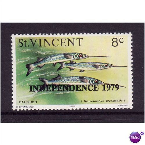 ST VINCENT 1979 INDEPENDENCE 8c BALLYHOO SG 610 U/M MINT