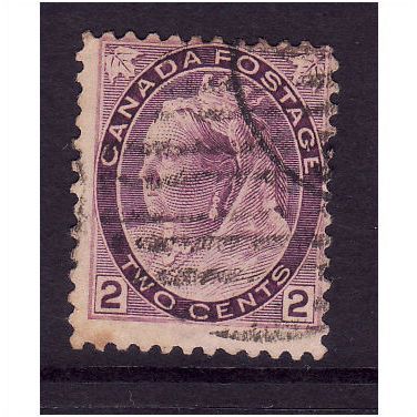 CANADA 1898 2c VIOLET SG 154 FINE USED #3