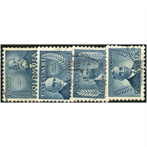 1952 Michel 633/636 - #3 fine used (o)