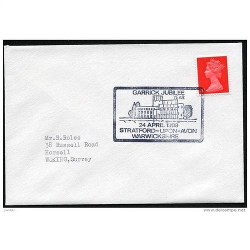 1969 Garrick Jubilee Year - Stratford-upon-Avon - Commerative Cover