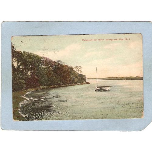 Rhode Island Narragansett Pier Pettaquamscutt River~791