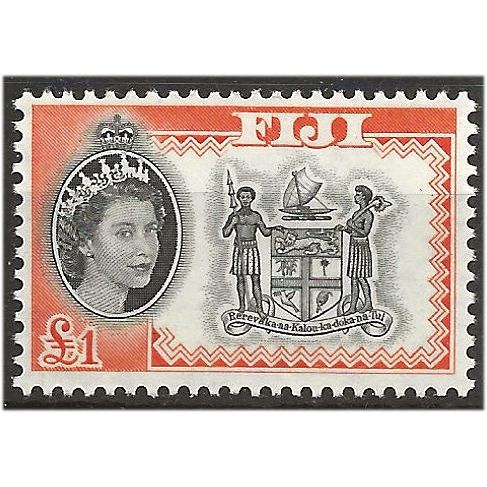 Fiji 1964 SG325 £1 Black & Orange Unmounted Mint ....