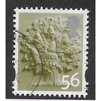 ENGLAND 56P 'OAK TREE' (EN14) FINE USED (EBID66-786)