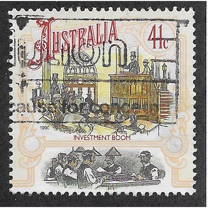 AUS 1990 41c COLONIAL DEVELOPMENT - INVESTMENT BOOM' FINE USED (EBID67-922)