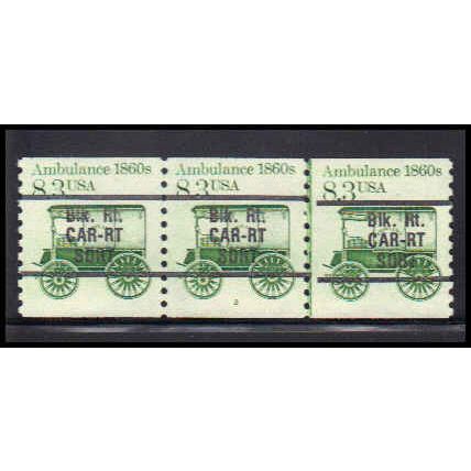 2128a 8.3c Ambulance Very Fine MNH Dry Gum PNC 2/3 Line Gap PA2603