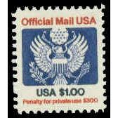 O132 $1 Eagle Fine MNH G0667