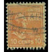 Used 815 10c John Tyler Fine M07953
