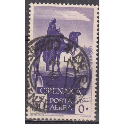 Libia 1936 Michel 78 O Cote (2005) 0.50 Euro Touareg sur son chameau Cachet rond
