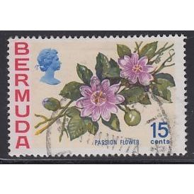 BERMUDA, 1970-75 15c Flowers, SG 258 (Scott 264), used.