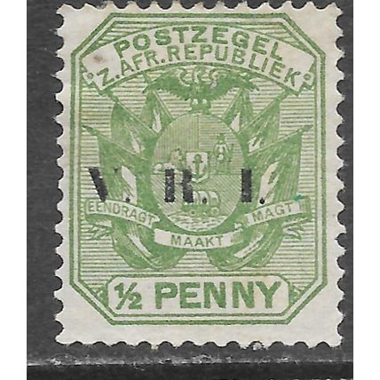 TRANSVAAL BRITISH OCCUPATION 1900 QV USED SOUTH AFRICA VRI MINT MH