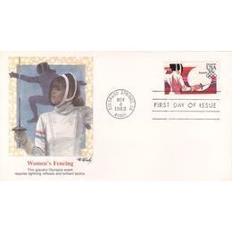 United States 1983 Los Angeles Olympic Games, Women's Fencing, Souvenir Cover