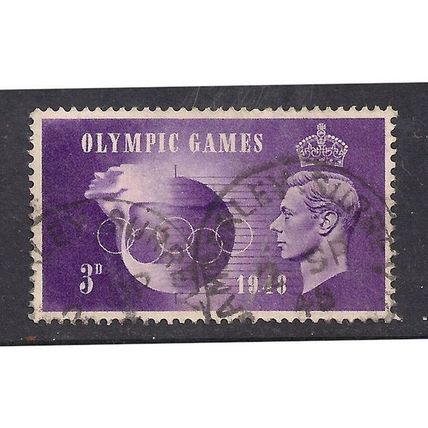 GB 1948 Olympics 3d Violet used SG496