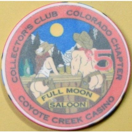 Coyote Creek. $5 Casino Chip. Central City, CO. 29B.
