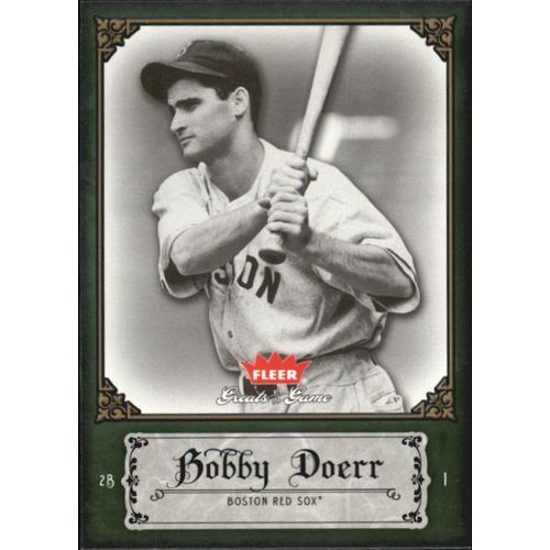 2006 Fleer Greats of the Game Bobby Doerr #13