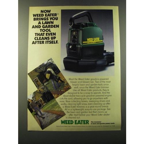 1986 Weed Eater Blower and blower/vac Ad