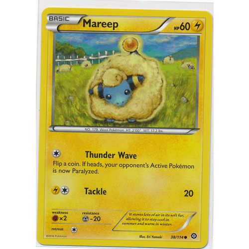 Pokemon XY Steam Siege 38/114 Mareep