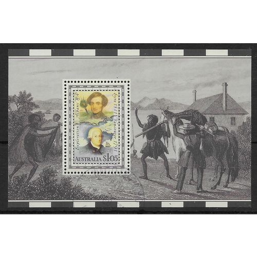 AUS 1991 $1.05 'EXPLORATION OF W.A' M/S FINE USED (EBID60-824XL)