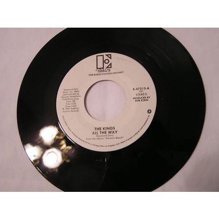 The Kings Promo 45-ALL THE WAY STEREO/MONO