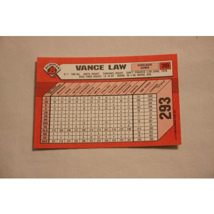 Vance Law 1989 Bowman TIFFANY NO. 293