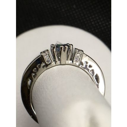 Colorful Elliptical Marquise Cut Zircon Ring #61 USA Seller