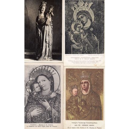 Padova Pilastro Della Grazie Della Holy Mary Vierge 4x Postcard s