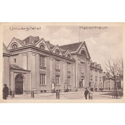 Kobenhavn Universitet Denmark University Old Postcard