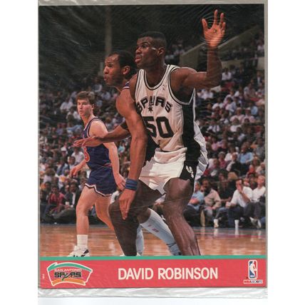 1990 NBA Hoops David Robinson 8x10 Card Sealed