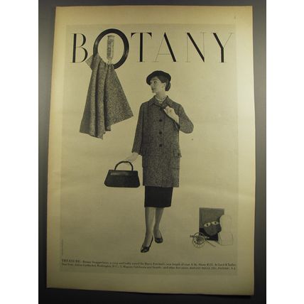 1955 Botany Swaggerlaine Coat by Harry Frechtel Advertisement