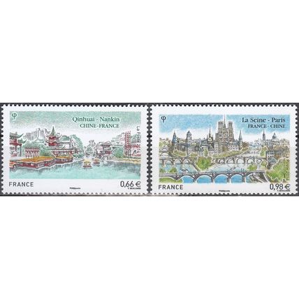 France 2014 Michel 5801 - 5802 Neuf ** Cote (2015) 3.30 € Tourisme