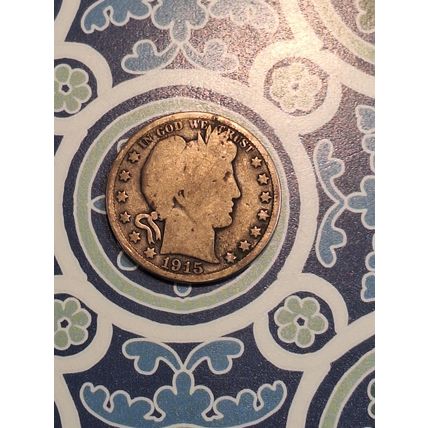 1915 D BARBER HALF DOLLAR aa40