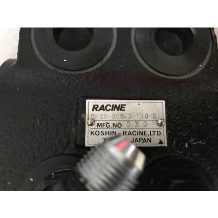 NEW RACINE KP9V-80503-110-01 HYDRAULIC VALVE KOSHIN-RACINE VALVE,OX01,0X01,EO