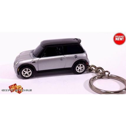 RARE KEYCHAIN SILVER BLACK BMW MINI COOPER CUSTOM Ltd LIMITED GREAT GIFT