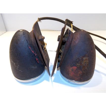 Rat Rod Turn Signals Running Accessory Lights Vintage Pair Great Patina
