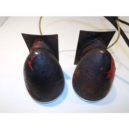 Rat Rod Turn Signals Running Accessory Lights Vintage Pair Great Patina