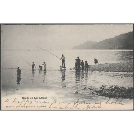 Bords du Lac Léman, 1902 - Charnaux Frères CPA