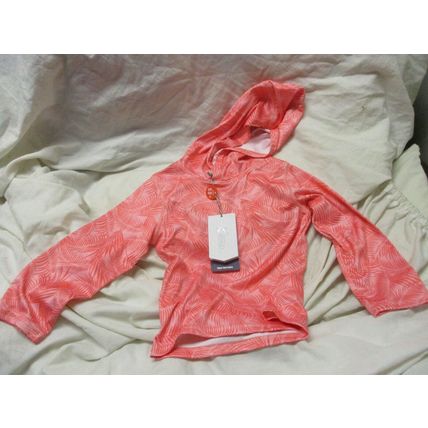 World Wide Sportsman Hooded Girls T-Shirt Coral Palm T Surfcast/CRLPM/2T
